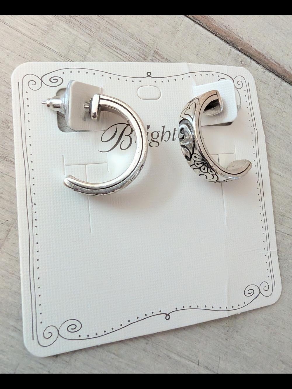 Brighton Secret of Love Mini Hoop Earrings